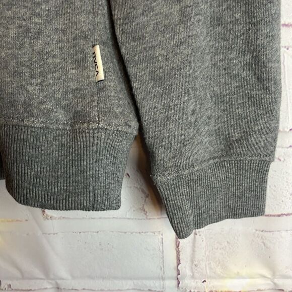 RVCA NWT XL/14 LONG SLEEVE SWEATSHIRT GRAY - Picture 4 of 8
